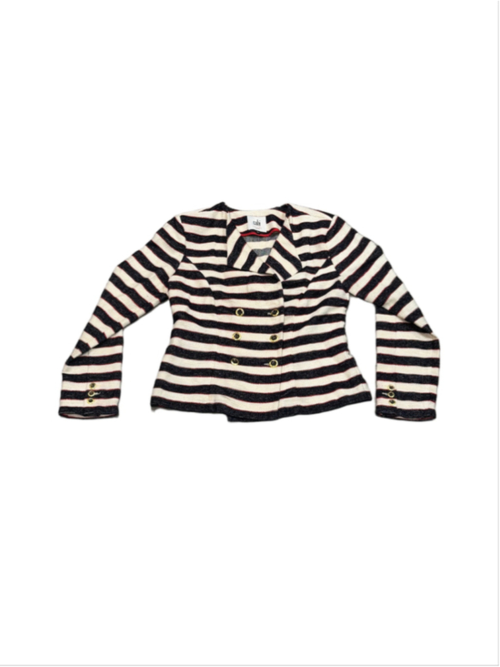 CAbi Red, Cream, and Blue Nautical Cruise Blazer